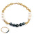 18" White Baroque and Tahitian Pearl Necklace