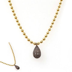 Diamond Tear Drop Necklace