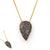 Large Diamond Tear Drop Necklace