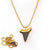 Diamond Shark Tooth Necklace