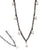 Baroque Pearl Drop and Rhodium Necklace