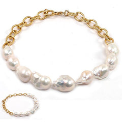 18" Baroque Pearl Necklace