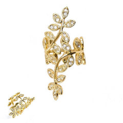 Vermeil Cubic Zirconia Vine Ring